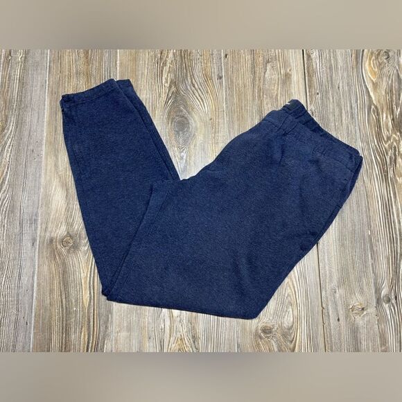 Theory Pants Mens Medium Blue Sweats Missing Drawstring Pier Modal Ponte Stretch - Picture 1 of 11